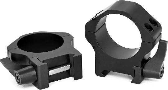 Warne Horizontal QR Rings 30mm Medium #514LM